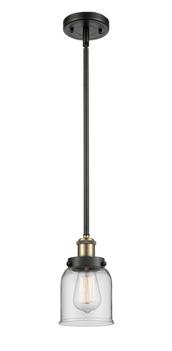 Ballston Urban One Light Mini Pendant Black Antique Brass
