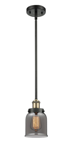 Ballston Urban One Light Mini Pendant Black Antique Brass