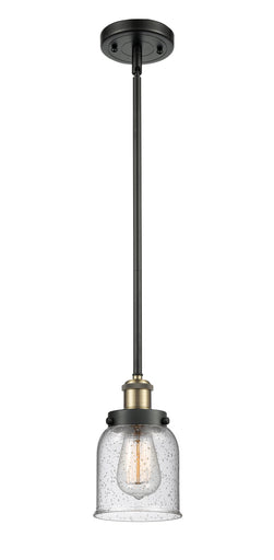 Ballston Urban One Light Mini Pendant Black Antique Brass