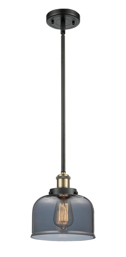Ballston Urban One Light Mini Pendant Black Antique Brass