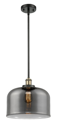 Ballston Urban One Light Mini Pendant Black Antique Brass