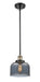 Innovations - 916-1S-BAB-G73-LED - LED Mini Pendant - Ballston - Black Antique Brass