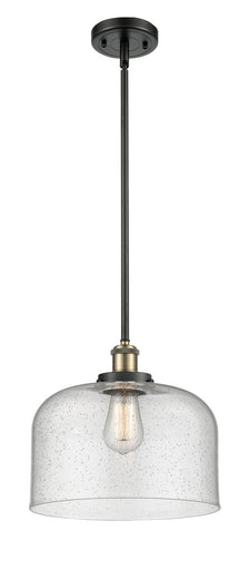 Ballston Urban One Light Mini Pendant Black Antique Brass