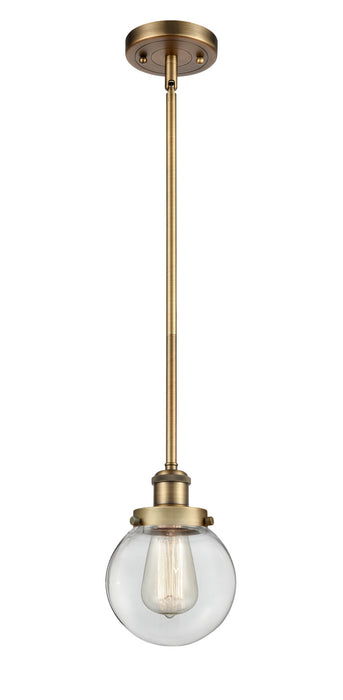 Innovations - 916-1S-BB-G202-6 - One Light Mini Pendant - Ballston - Brushed Brass