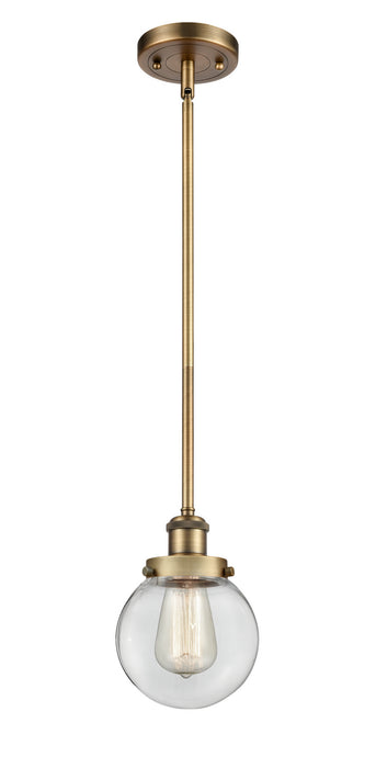 Innovations - 916-1S-BB-G202-6-LED - LED Mini Pendant - Ballston - Brushed Brass