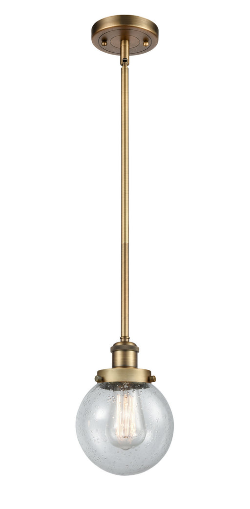 Innovations - 916-1S-BB-G204-6 - One Light Mini Pendant - Ballston - Brushed Brass