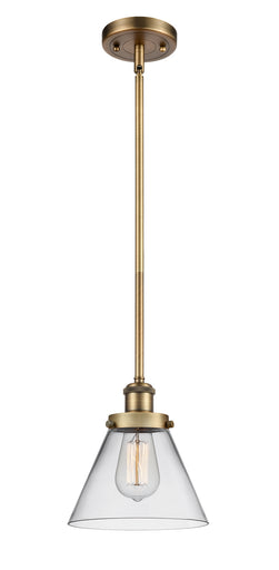 Ballston Urban One Light Mini Pendant Brushed Brass