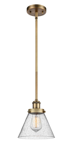 Ballston Urban One Light Mini Pendant Brushed Brass