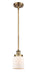 Innovations - 916-1S-BB-G51-LED - LED Mini Pendant - Ballston - Brushed Brass