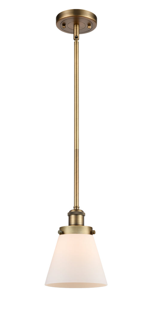 Innovations - 916-1S-BB-G61-LED - LED Mini Pendant - Ballston - Brushed Brass