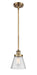 Innovations - 916-1S-BB-G64-LED - LED Mini Pendant - Ballston - Brushed Brass