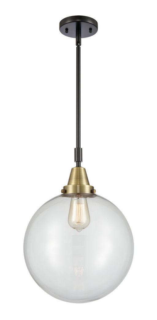 Innovations - 447-1S-BAB-G202-12 - One Light Mini Pendant - Franklin Restoration - Black Antique Brass