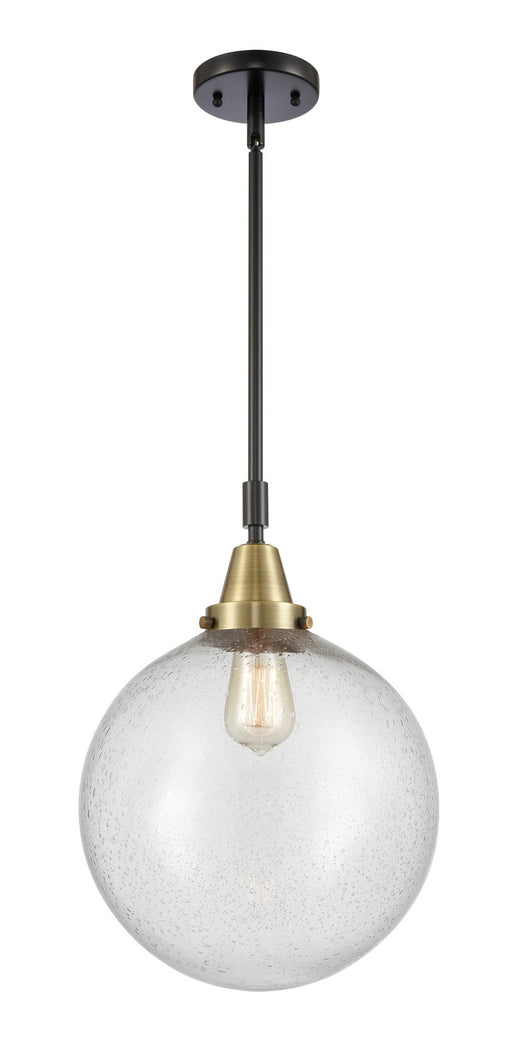 Innovations - 447-1S-BAB-G204-12 - One Light Mini Pendant - Franklin Restoration - Black Antique Brass