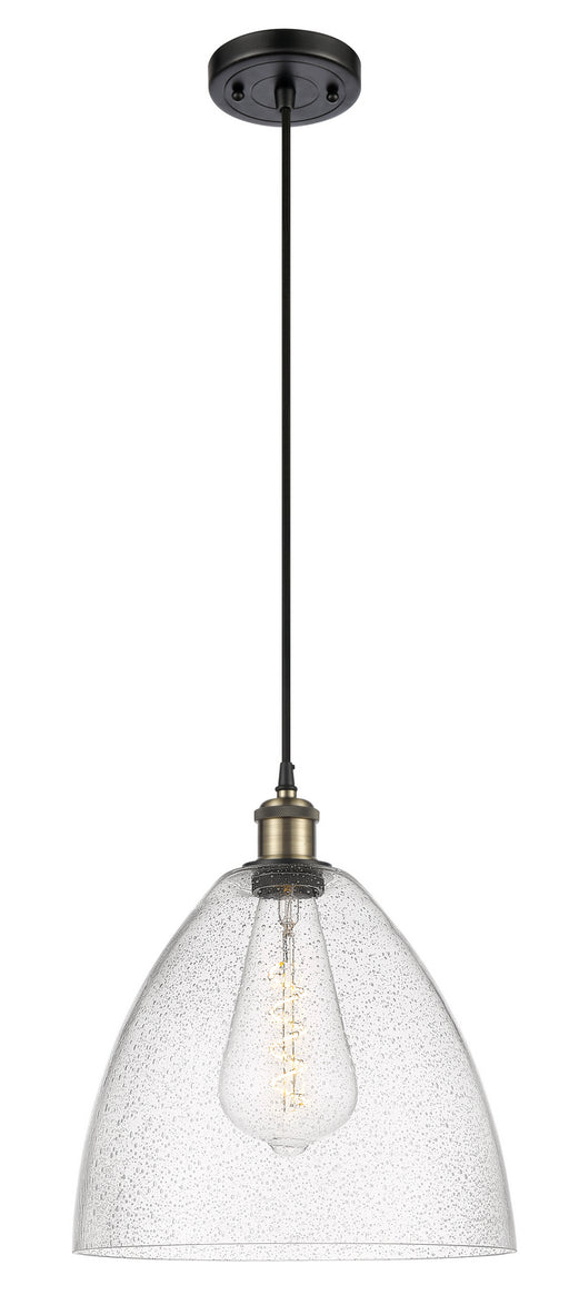 Innovations - 516-1P-BAB-GBD-124 - One Light Mini Pendant - Ballston - Black Antique Brass