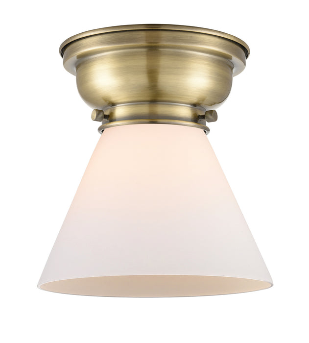 Innovations - 623-1F-AB-G41 - One Light Flush Mount - Aditi - Antique Brass