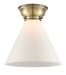 Innovations - 623-1F-AB-G41-L - One Light Flush Mount - Aditi - Antique Brass