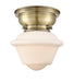 Innovations - 623-1F-AB-G531 - One Light Flush Mount - Aditi - Antique Brass