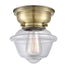 Innovations - 623-1F-AB-G532 - One Light Flush Mount - Aditi - Antique Brass