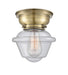 Innovations - 623-1F-AB-G534 - One Light Flush Mount - Aditi - Antique Brass