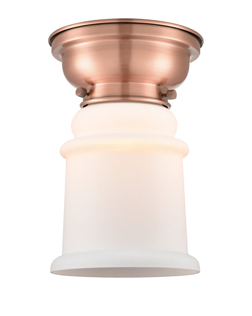 Innovations - 623-1F-AC-G181 - One Light Flush Mount - Aditi - Antique Copper