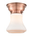 Innovations - 623-1F-AC-G191 - One Light Flush Mount - Aditi - Antique Copper