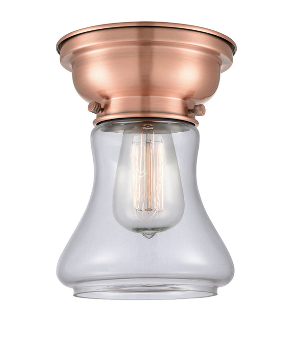Innovations - 623-1F-AC-G192 - One Light Flush Mount - Aditi - Antique Copper