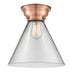 Innovations - 623-1F-AC-G42-L-LED - LED Flush Mount - Aditi - Antique Copper