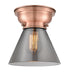 Innovations - 623-1F-AC-G43-LED - LED Flush Mount - Aditi - Antique Copper