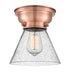 Innovations - 623-1F-AC-G44 - One Light Flush Mount - Aditi - Antique Copper