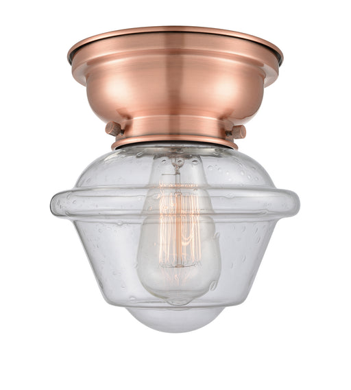Innovations - 623-1F-AC-G534-LED - LED Flush Mount - Aditi - Antique Copper