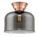 Innovations - 623-1F-AC-G73-L - One Light Flush Mount - Aditi - Antique Copper