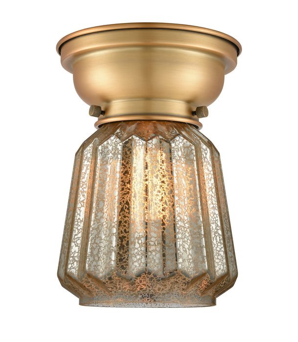 Innovations - 623-1F-BB-G146 - One Light Flush Mount - Aditi - Brushed Brass