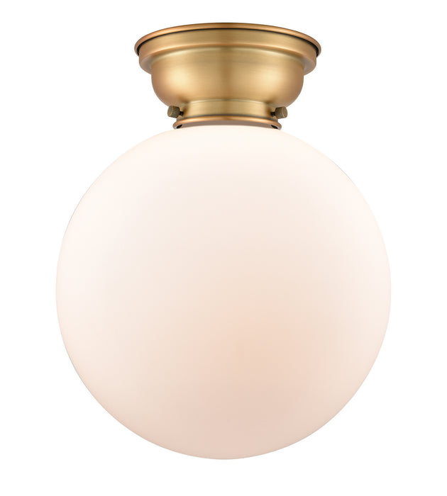 Innovations - 623-1F-BB-G201-12 - One Light Flush Mount - Aditi - Brushed Brass