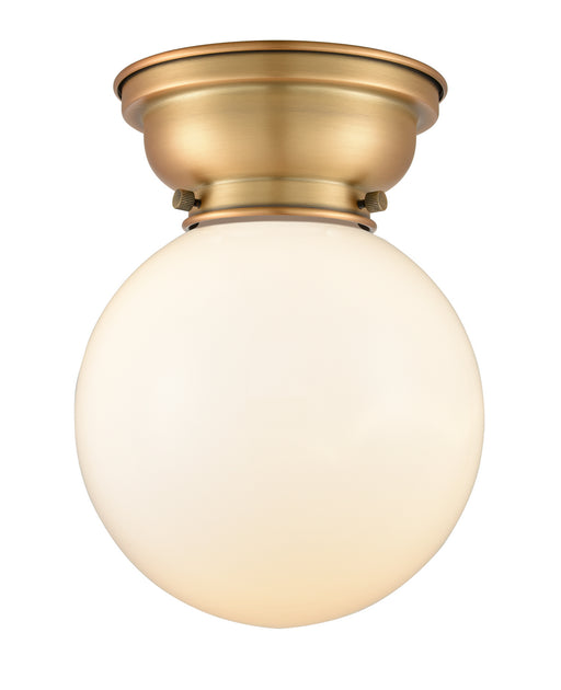 Innovations - 623-1F-BB-G201-8 - One Light Flush Mount - Aditi - Brushed Brass