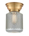 Innovations - 623-1F-BB-G262 - One Light Flush Mount - Aditi - Brushed Brass