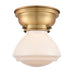 Innovations - 623-1F-BB-G321-LED - LED Flush Mount - Aditi - Brushed Brass