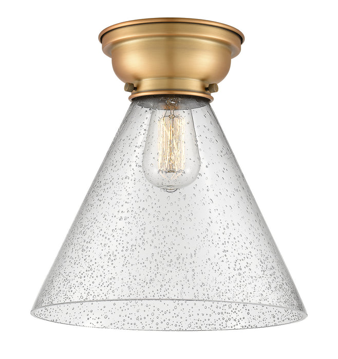 Innovations - 623-1F-BB-G44-L - One Light Flush Mount - Aditi - Brushed Brass