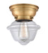 Innovations - 623-1F-BB-G532 - One Light Flush Mount - Aditi - Brushed Brass