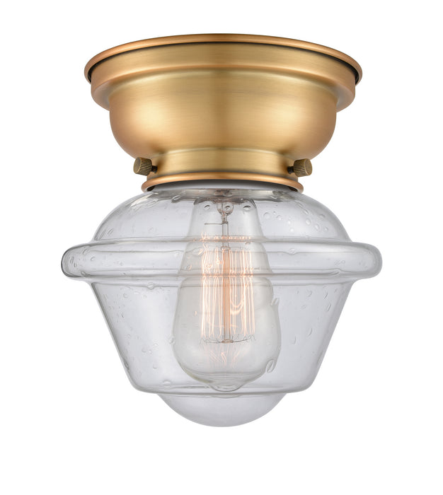 Innovations - 623-1F-BB-G534 - One Light Flush Mount - Aditi - Brushed Brass