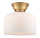 Innovations - 623-1F-BB-G71-L - One Light Flush Mount - Aditi - Brushed Brass