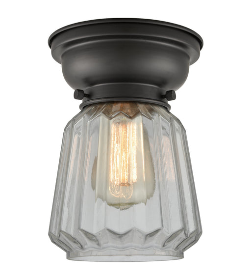 Innovations - 623-1F-BK-G142 - One Light Flush Mount - Aditi - Matte Black