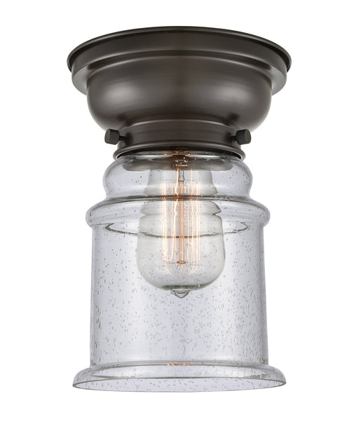 Innovations - 623-1F-OB-G184 - One Light Flush Mount - Aditi - Oil Rubbed Bronze