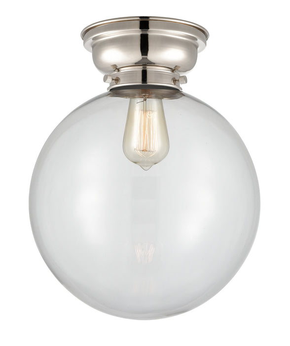 Innovations - 623-1F-PN-G202-12 - One Light Flush Mount - Aditi - Polished Nickel