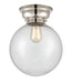 Innovations - 623-1F-PN-G204-10 - One Light Flush Mount - Aditi - Polished Nickel