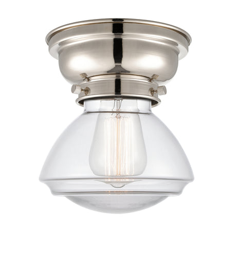 One Light Flush Mount