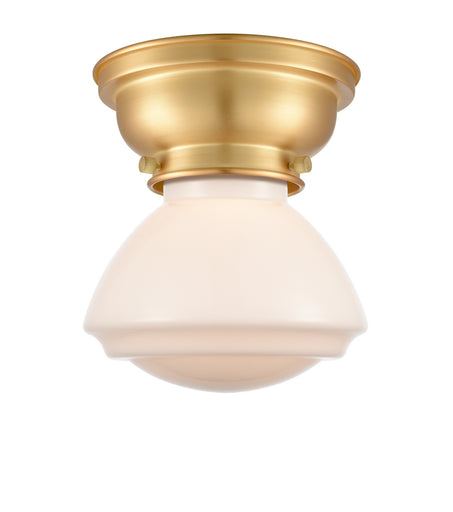 One Light Flush Mount