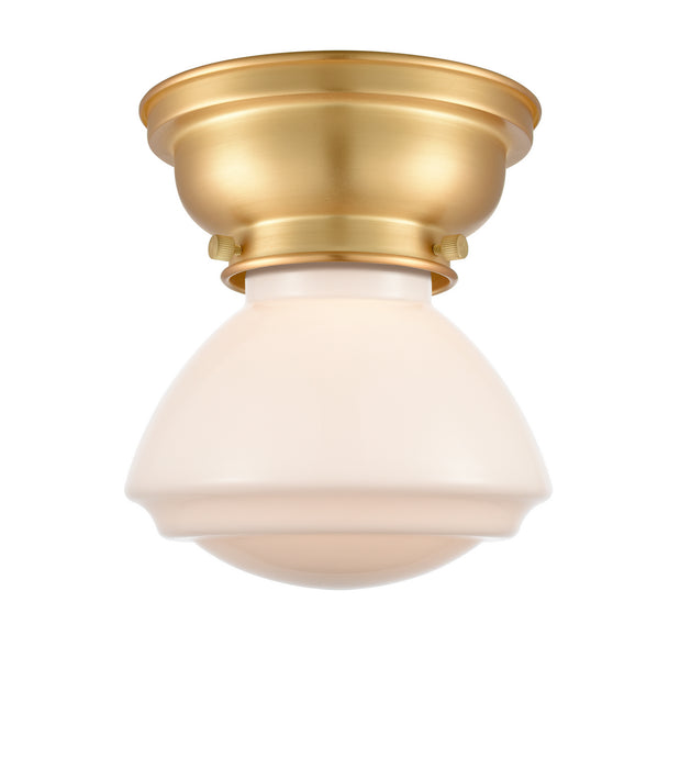 Innovations - 623-1F-SG-G321 - One Light Flush Mount - Aditi - Satin Gold