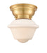 Innovations - 623-1F-SG-G531 - One Light Flush Mount - Aditi - Satin Gold