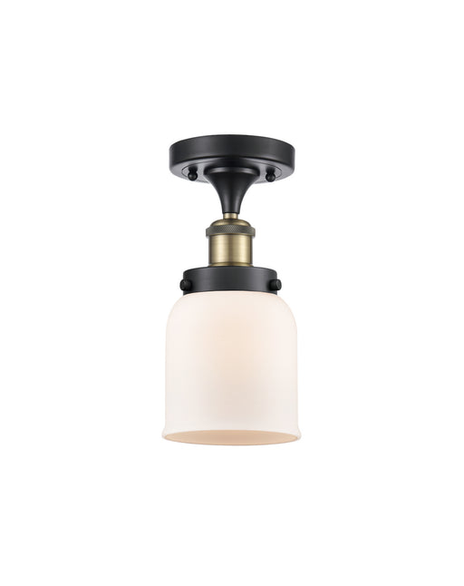 Innovations - 916-1C-BAB-G51 - One Light Semi-Flush Mount - Ballston - Black Antique Brass
