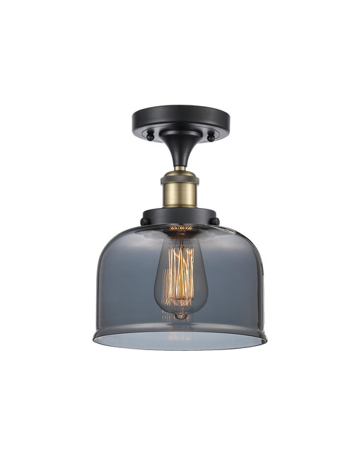 Innovations - 916-1C-BAB-G73 - One Light Semi-Flush Mount - Ballston - Black Antique Brass